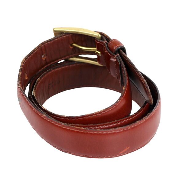 Dooney & Bourke BROWN GENUINE LEATHER 1"Wd CASUAL DRESS MEN'S BELT Sz 32/80 (t42 - Picture 4 of 14